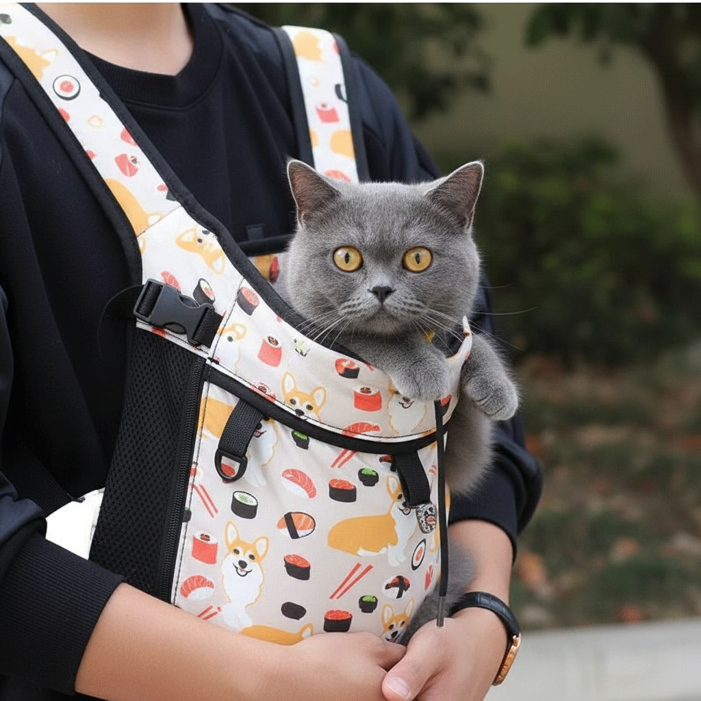 Harnais Sac à Dos pour Chat