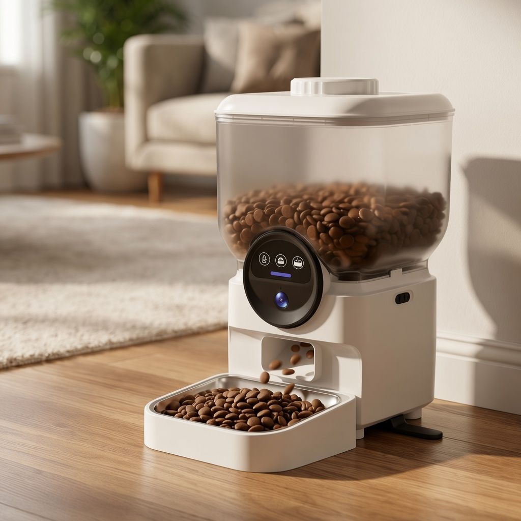 Distributeur de Croquettes pour Chat Grande Capacité