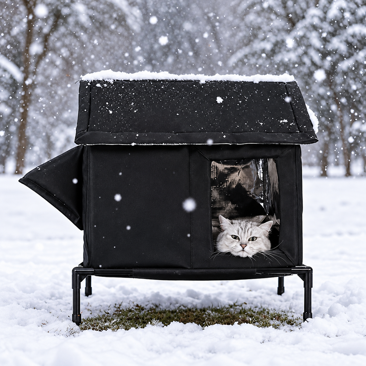 Maison pour Chat Extérieur Hiver