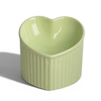 Heart-Shaped Cat Bowl