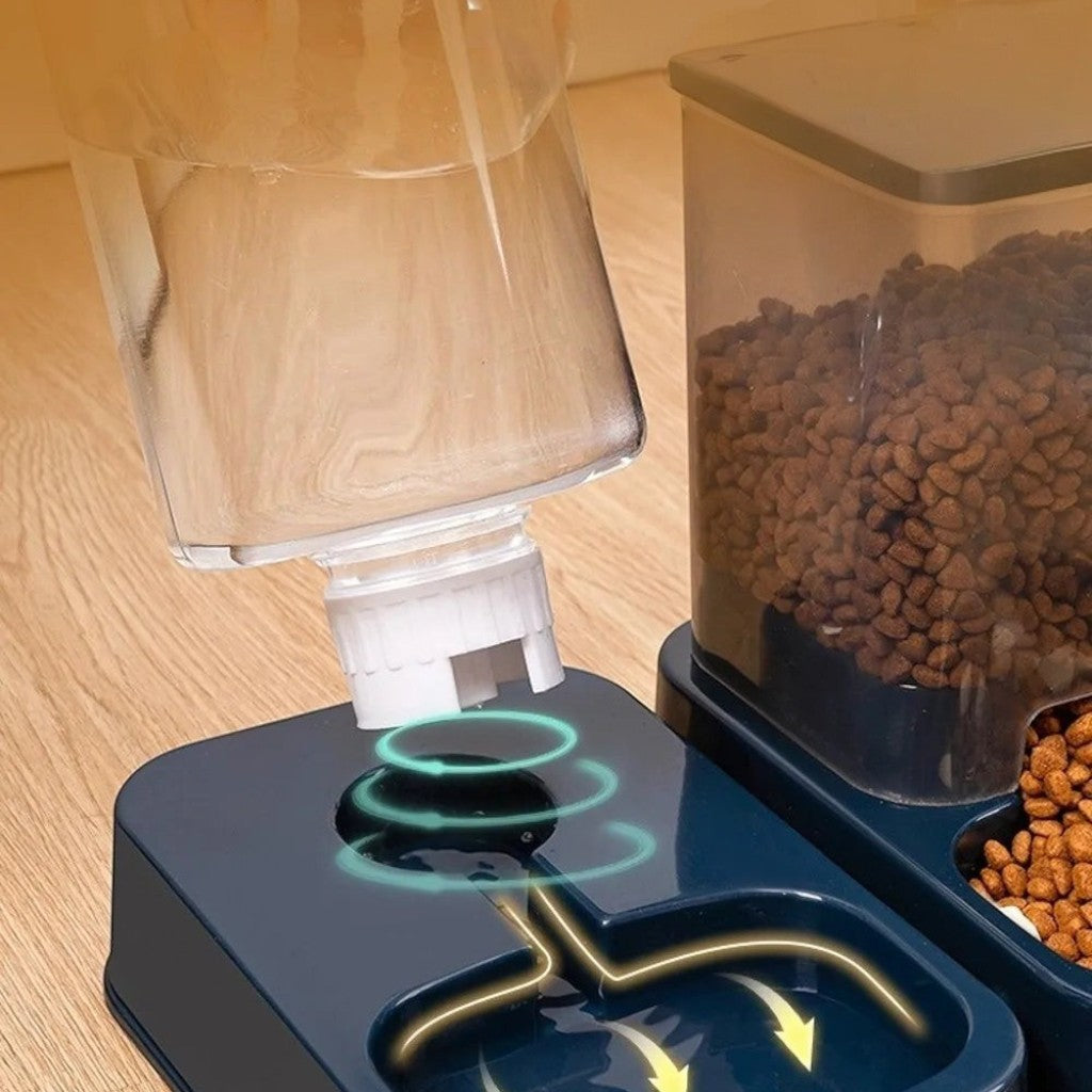 Distributeur de Croquette et Eau pour Chat