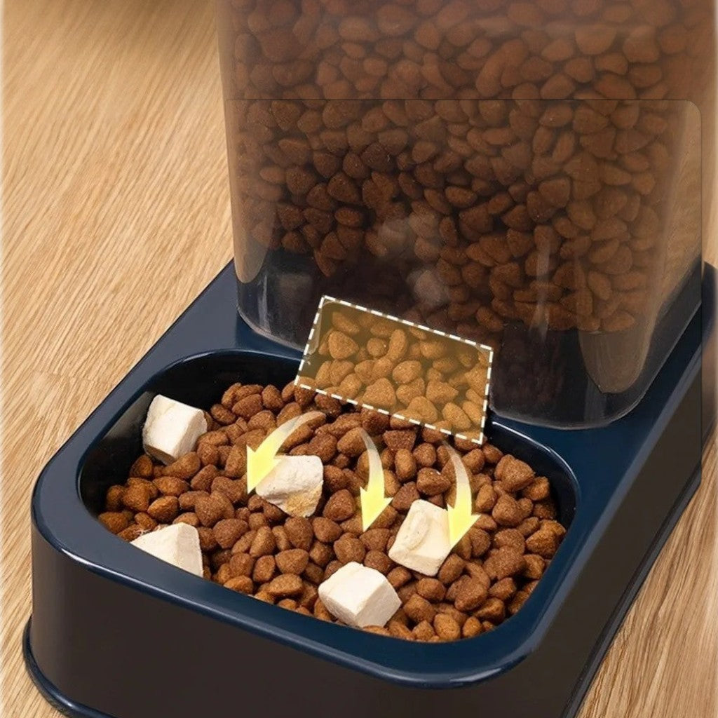 Distributeur de Croquette et Eau pour Chat