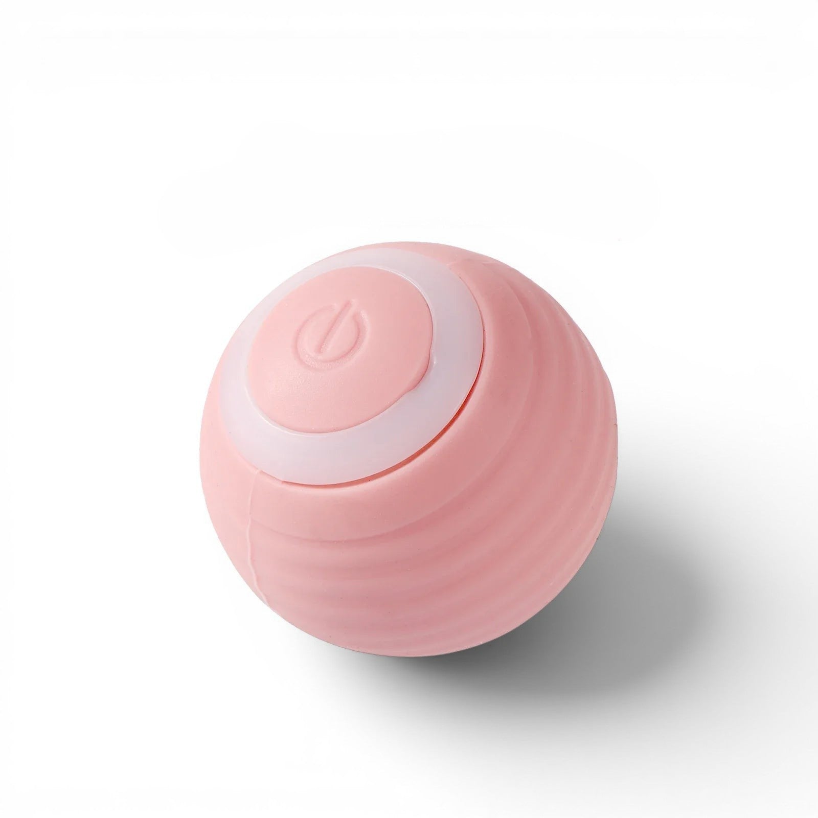 Balle interactive Esprit Chat en silicone rose, jouet électrique pour chat, rotation automatique, recharge USB.