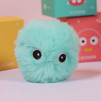 Balle interactive en peluche Esprit Chat bleu menthe avec sons d'animaux pour stimuler le jeu des chats