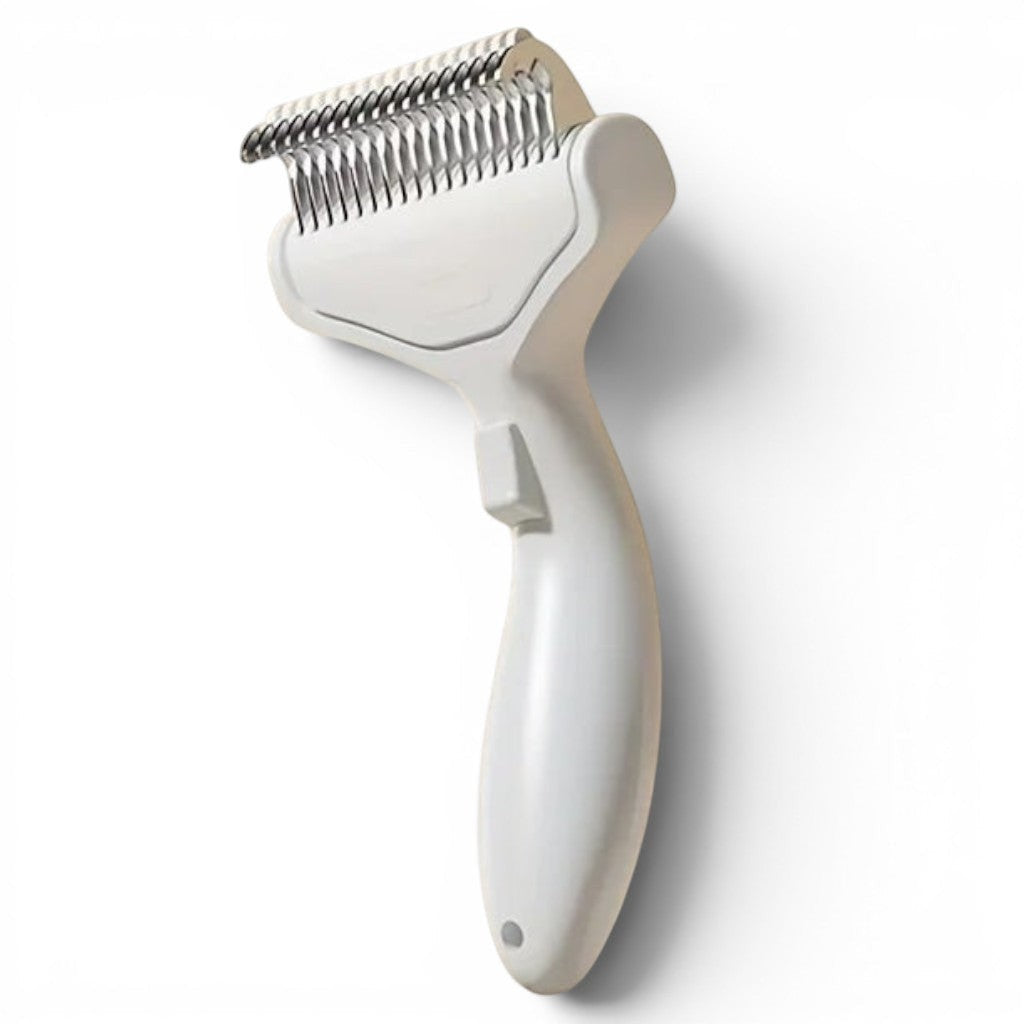 Brosse Esprit Chat en acier inoxydable pour démêler les poils longs des chats et chiens