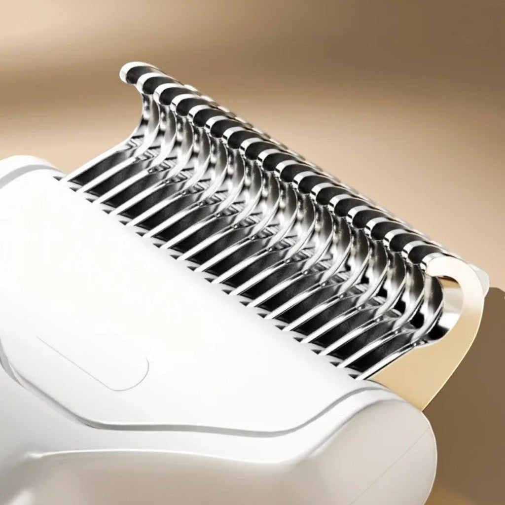 Brosse Esprit Chat en acier inoxydable pour le toilettage des poils longs de chats et chiens