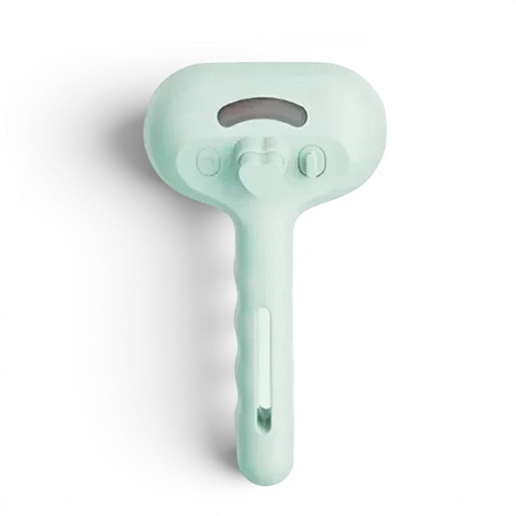 Brosse vapeur Esprit Chat en plastique vert menthe pour le toilettage et le massage des poils de chat
