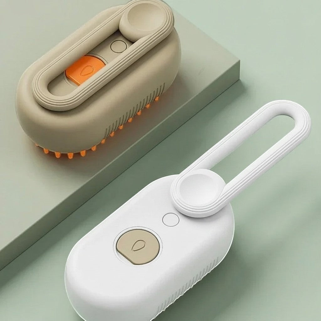 Brosses de toilettage Esprit Chat électriques avec fonction vapeur pour éliminer les poils de chat et masser