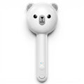 Brosse à vapeur Esprit Chat 3 en 1 en forme d'ours blanc pour le toilettage et le massage des poils de chat