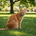 Collier Bluetooth bleu pour chat Esprit Chat, pour suivi GPS et localisation sonore. Compatible iOS.