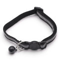 Collier pour chat Esprit Chat noir réfléchissant avec boucle de sécurité anti-étranglement et petite clochette
