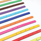 Colliers Esprit Chat en cuir PU multicolores avec trous de réglage pour chats et petits chiens