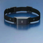 Collier GPS noir en nylon pour chat et chien, avec traceur anti-perte, marque Esprit Chat.