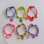 Colliers pour chat Esprit Chat colorés et réglables avec perles fantaisie, breloques ludiques et clochettes