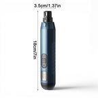 Coupe-griffe électrique Esprit Chat bleu avec éclairage LED, 5 vitesses et design ergonomique pour chiens et chats.