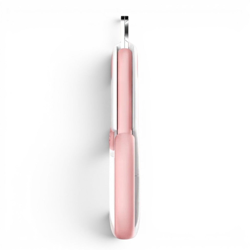 Coupe-griffe Esprit Chat rose et blanc en acier inoxydable avec éclairage LED intégré pour chiens et chats