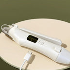 Coupe-ongle électrique Esprit Chat blanc avec écran LED, rechargeable par USB, idéal pour chiens et chats.