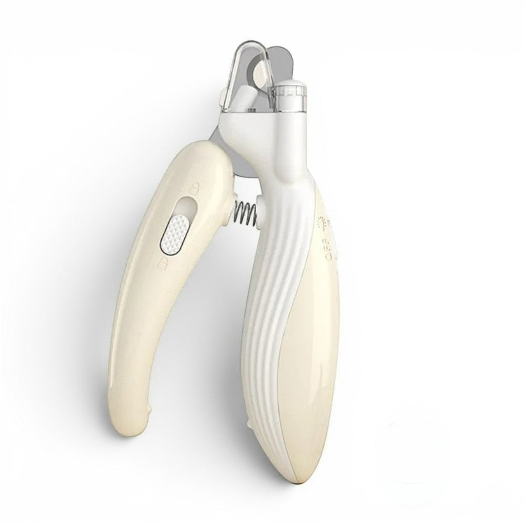 Coupe-ongles Esprit Chat en acier inoxydable avec lumière LED intégrée pour une coupe sécurisée des griffes de chat
