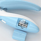 Coupe-ongles Esprit Chat bleu en acier inoxydable avec éclairage LED intégré pour couper les griffes en toute sécurité