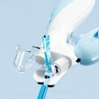 Coupe-ongles Esprit Chat bleu et blanc en acier inoxydable avec lumière LED intégrée pour couper les griffes en sécurité