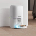 Distributeur de croquettes connecté Esprit Chat Furpipi blanc avec caméra HD et bol en acier inoxydable