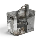 Fontaine à eau pour chat Esprit Chat en plastique transparent avec 3 débits d'eau, 1.5L