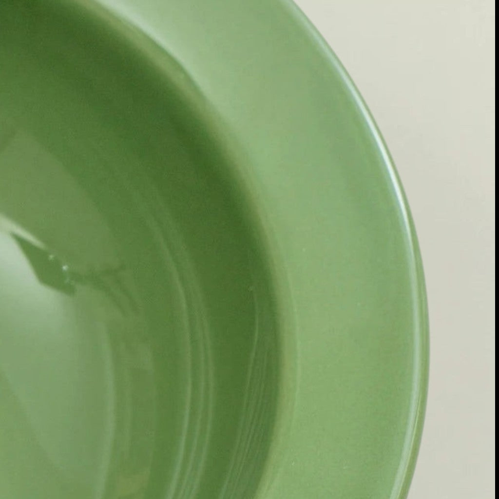 Gamelle pour chat Esprit Chat en céramique ronde de couleur vert sauge