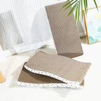 Esprit Chat griffoir double épaisseur en carton ondulé marron avec bordure décorative