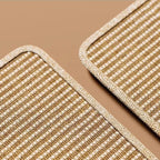 Tapis griffoir Esprit Chat en sisal naturel beige avec bordures renforcées pour les griffes de votre félin