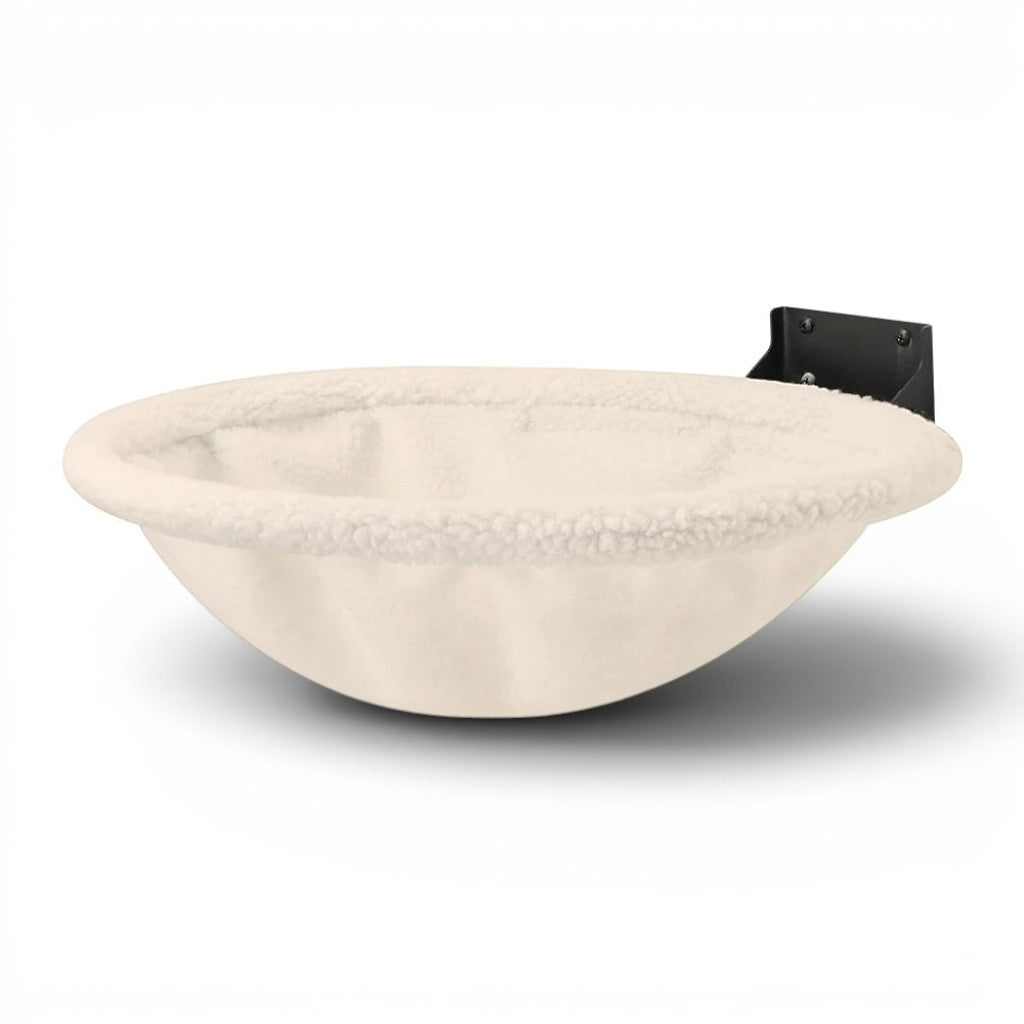 Hamac mural pour chat Esprit Chat beige en tissu respirant avec structure métallique pliable et robuste