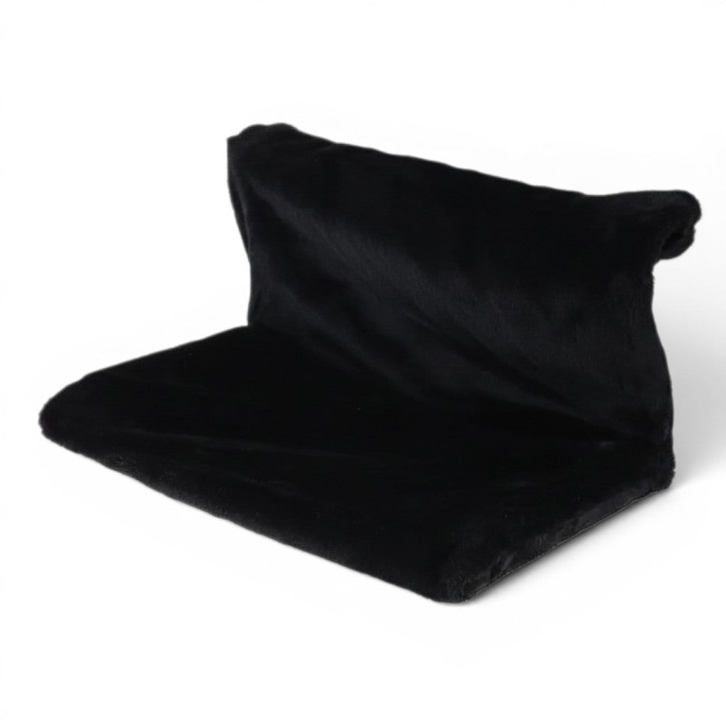 Hamac de radiateur Esprit Chat noir en peluche douce pour le confort et la chaleur de votre chat