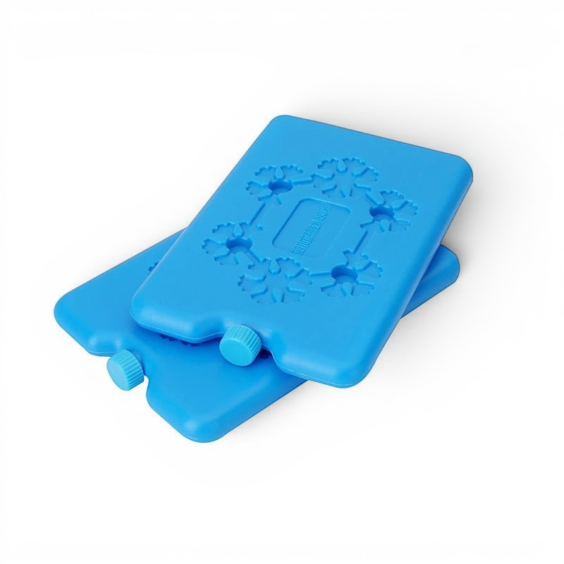 Pains de glace bleus réutilisables Esprit Chat en PVC pour glacière ou sac isotherme