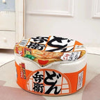 Panier pour chat Esprit Chat en coton doux, design original en forme de bol de nouilles japonaises instantanées