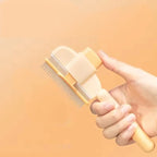 Peigne de toilettage Esprit Chat beige avec brosse autonettoyante pour chat
