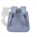 Sac à dos de transport pour chat Esprit Chat en nylon bleu avec bretelles réglables et fermeture éclair