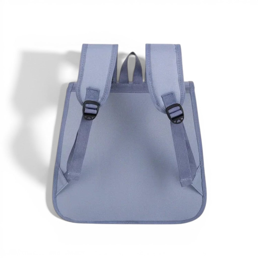 Sac à dos de transport pour chat Esprit Chat en nylon bleu avec bretelles réglables et fermeture éclair