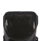 Sac de transport Esprit Chat noir en nylon respirant avec fenêtres en maille et ouverture supérieure pour animaux