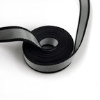 Sangle de laisse rétractable Esprit Chat en nylon noir et gris réfléchissant pour promenade sécurisée