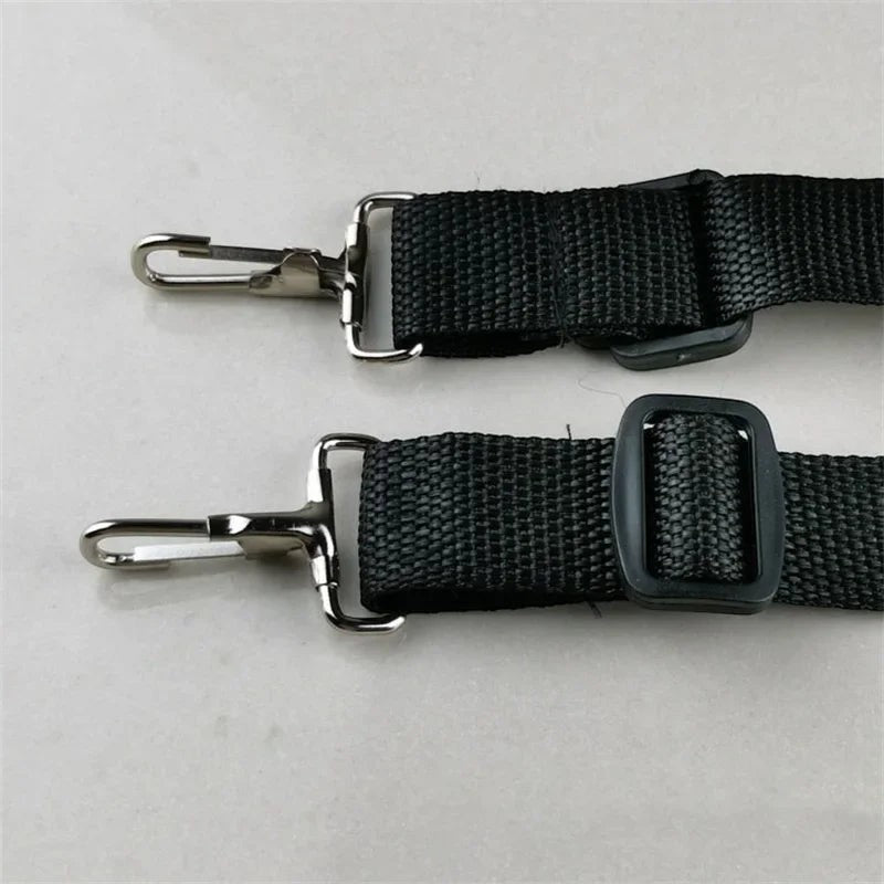 Sangles de fixation réglables noires avec crochets métalliques pour hamac Esprit Chat