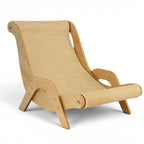 Transat griffoir pour chat Esprit Chat en bois clair avec surface en sisal naturel pour faire ses griffes